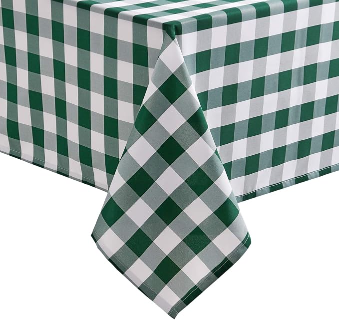 54 x 80 Inch Checkered Tablecloth Rectangle by Hiasan