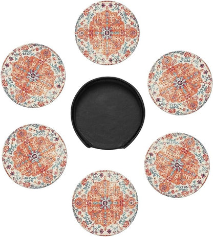 Vintage Retro Ethnic Boho Coasters - Image 4