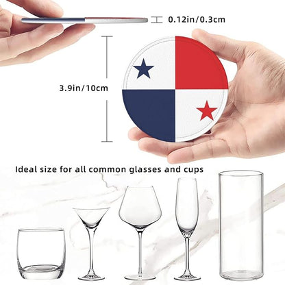 Panama Flag Coasters for Drinks - Image 3
