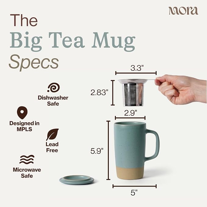 Mora Ceramics Large Tea Mug - Image 2