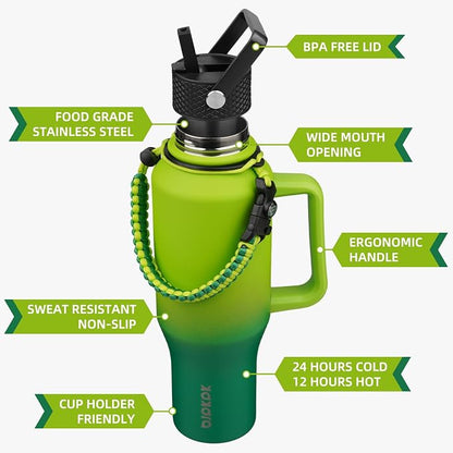 BJPKPK 40oz Insulated Water Bottle - Image 2