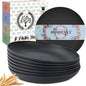 Dinner Plates Set of 8 Alternative by HOMIENLY