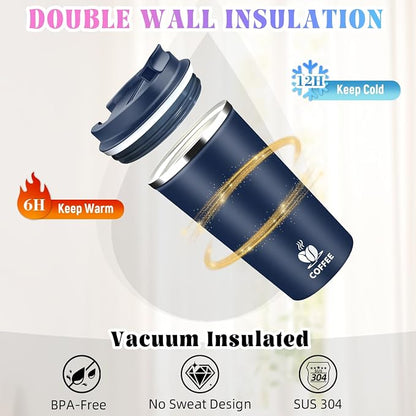 17oz Insulated Travel Coffee Mug - Image 5