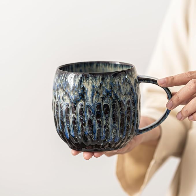 Large Ceramic Coffee Mug - 20oz Big Tea Cup by LPYLXINGYAN