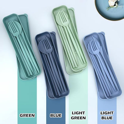 4 Sets Reusable Utensils Set - Image 3