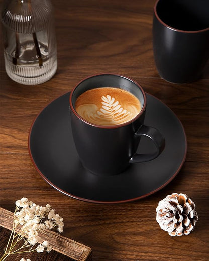 famiware Venus Coffee Mugs Set of 8, 13 oz Ceramic Stoneware Mug Cup Set | - Image 6