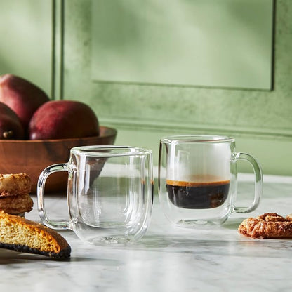 ZWILLING Sorrento Plus 2-pc Double-Wall Glass Espresso Mug Set - Image 2