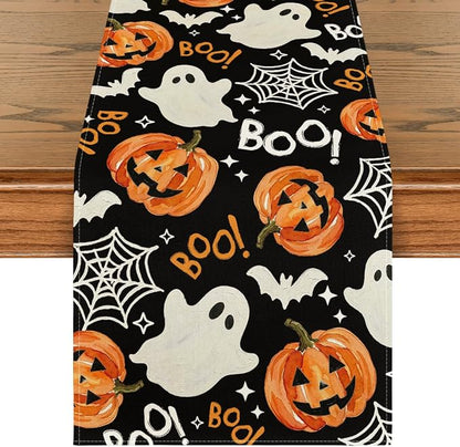 Artoid Mode 210 GSM Halloween Table Runner 13x36 Inch Home Party Decor | by ArtoidMode
