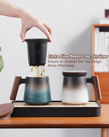 ZENS Tea Mug with Infuser and Lid - Image 3