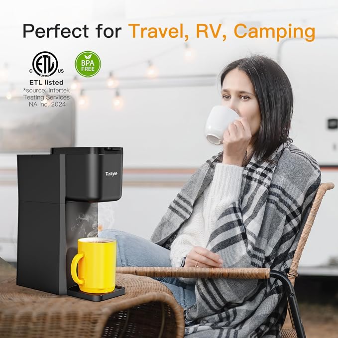 Tastyle Mini Single Serve Hot and Iced Coffee Maker - Image 5