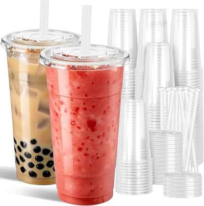 Ginkgo 32 oz Clear Plastic Cups by HOME