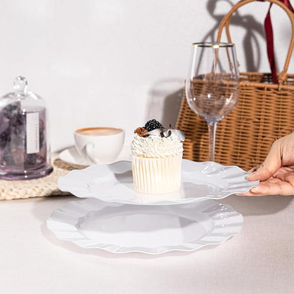 72 Pack White Plastic Plates, Thanksgiving - Image 6