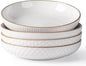 GBHOME 9.5'' Large Pasta Bowls, 42 Ounce Stoneware Salad Bowls by GBhome