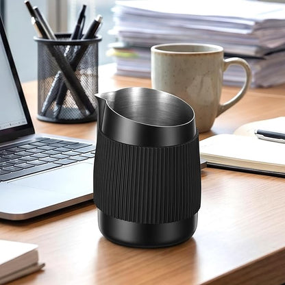 2 Pack Handleless Milk Pitcher, 15.2oz/450ml Espresso Steaming Pitcher - Image 4