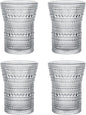 Polka Dots Glass Coffee Mug | 4-Pack 301-400ml | No Sleeve, Durable by Boxonly