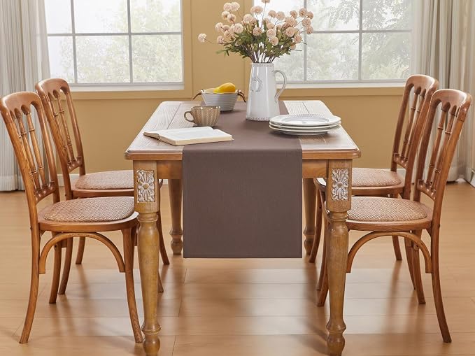 YATOJUZI Coffee Table Runner Seasonal Summer Autumn Kitchen Dining Coffee Table - Image 4