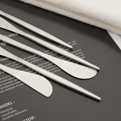 10 Pack Silver Cheese Spreader Knife, Uniturcky Stainless Steel Butter Spreader - Image 4