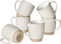 LE TAUCI Coffee Mugs 16 oz, Ceramic Mug Set, Embossment Cups by LETAUCI