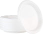 100 Count Disposable 10 Inch White Plastic Dinner Plates Extra Large