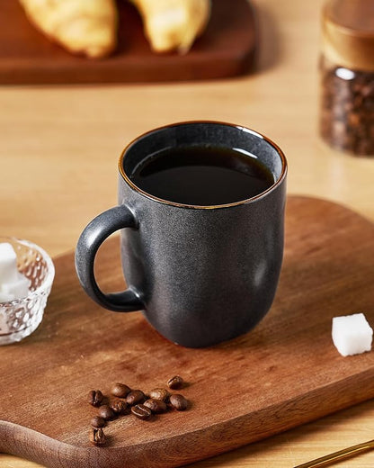 famiware Coffee Mugs Set of 6, Ocean Square 13oz Coffee Cup Set - Image 3