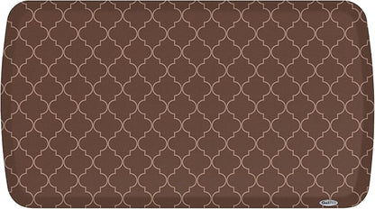 GelPro Elite Premier Anti-Fatigue Kitchen Comfort Floor Mat, 20x36", Lattice Java Stain Resistant Surface with therapeutic gel and energy-return foam for health & wellness