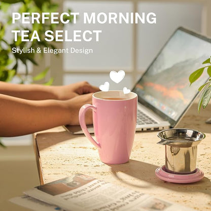 Sweese 15 OZ Porcelain Tea Mug - Image 4