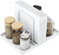 Napkin Holder for Table with Salt and Pepper Shakers Caddy, Standing Paper by Audmore