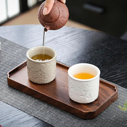 Ceramic Espresso Cups Set of 2-3oz Demitasse Cups - Image 6