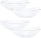 PLASTICPRO Disposable 64 ounce Square Serving Bowls, Party Snack or Salad Bowl by PLASTICPRO