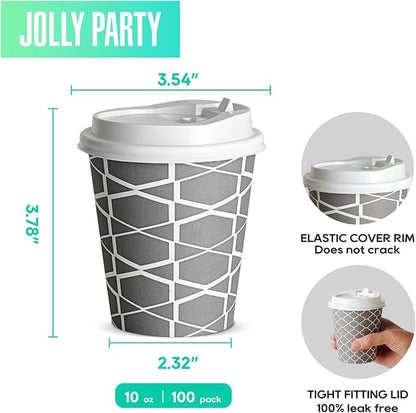 JOLLY PARTY Disposable Coffee Cups - Image 2