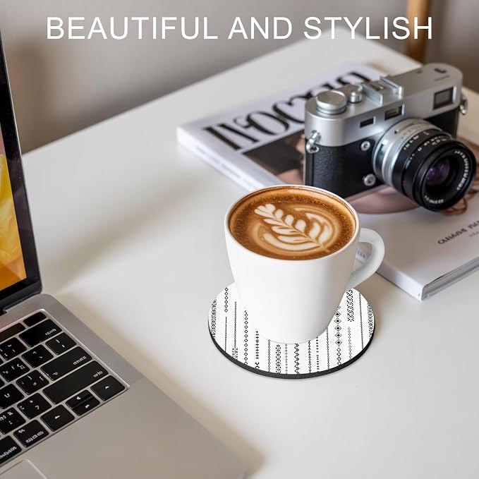 Modern Abstract Coasters Set of 2, Absorbent Coasters - Image 7