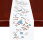 Double Thickness Rustic Embroidered Floral Table Runners by Simhomsen