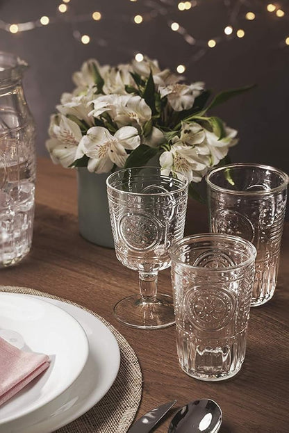 Bormioli Rocco Romantic Set Of 6 Cooler Glasses, 16 Oz. Clear Crystal Glass - Image 6