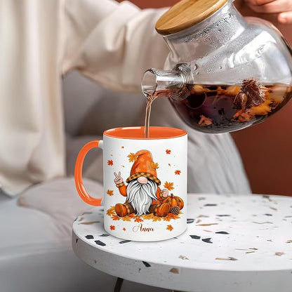 Hyturtle Personalized Fall Gnome Mug - Image 6