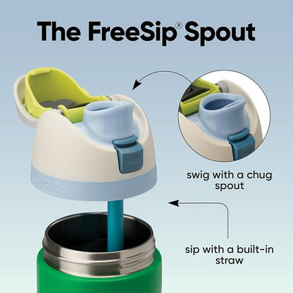 Owala FreeSip Stainless Steel Water Bottle 24 oz Putting Green - Image 2