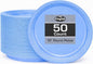 Hanna K. Signature Collection 50 Count Plastic Plate, Light Blue by HannaKSignature
