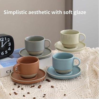 Little minimalist ceramic pottery tea cup - Image 5