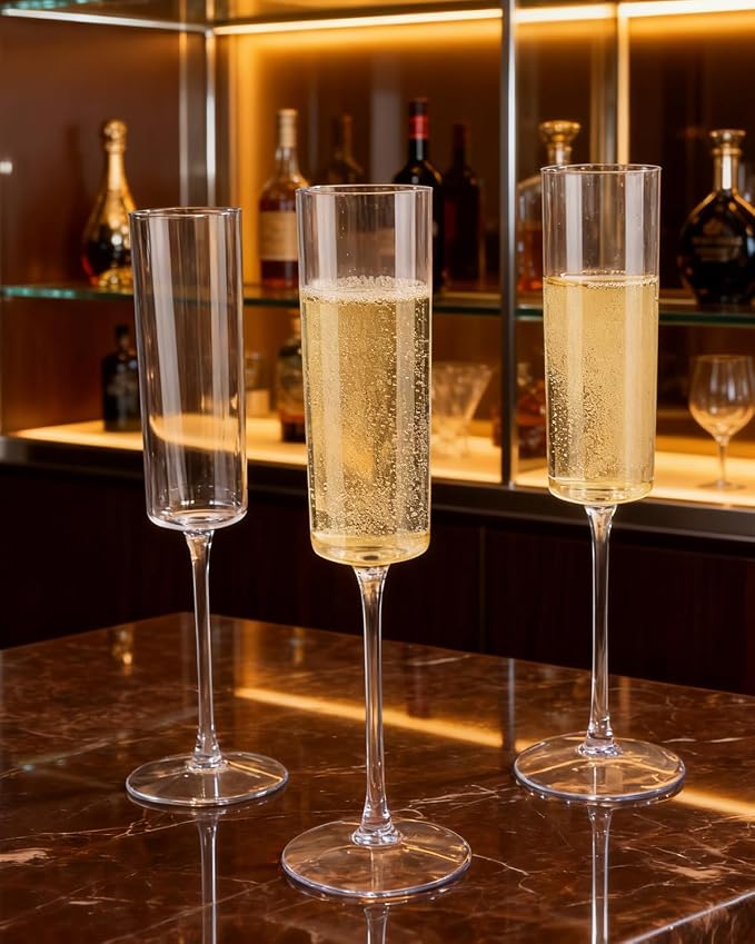 Ciaell 36 Pack Plastic Champagne Flutes - Image 7