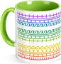 Fuck This Shit Hidden Message Coffee Mug 11OZ Ceramic Green Cup | Funny Coffee by YKSINX