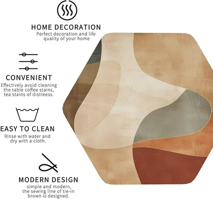 Minimal Abstract Shapes Print Coasters - Image 3