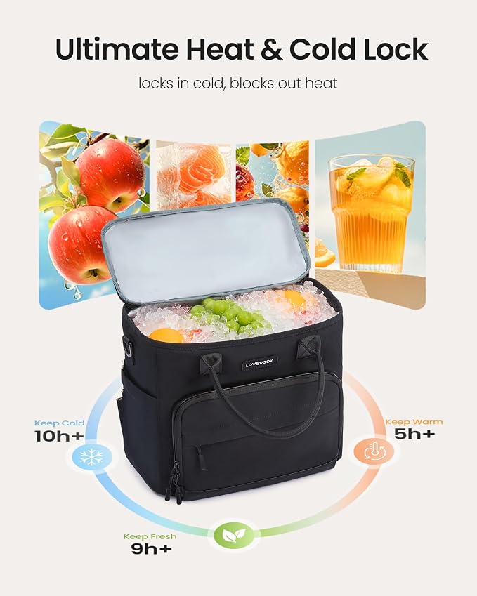 LOVEVOOK Lunch Box for Women, Adult Lunch Bag for Work - Image 2