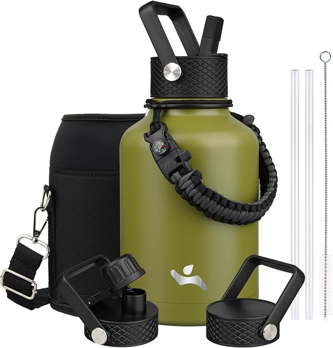 Konokyo 50 oz Insulated Stainless Steel Water Bottle Jug by Konokyo