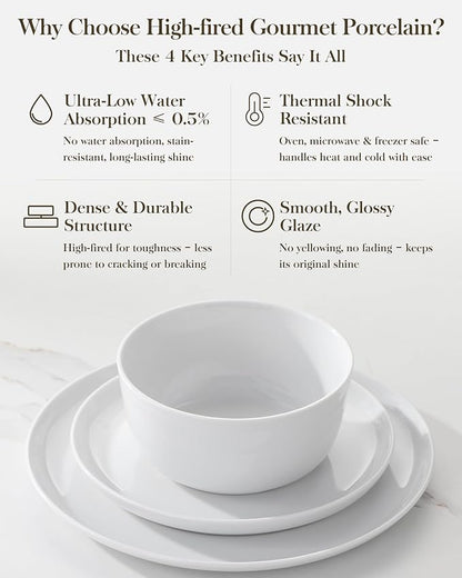 MALACASA 18-Piece Dinnerware Set - Image 6