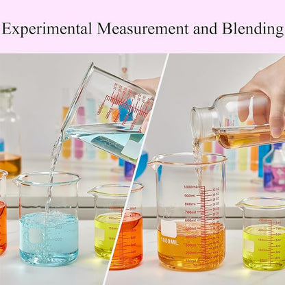 High Borosilicate Glass Measuring Cup Set-V-Shaped Spout, Includes 60ml - Image 6