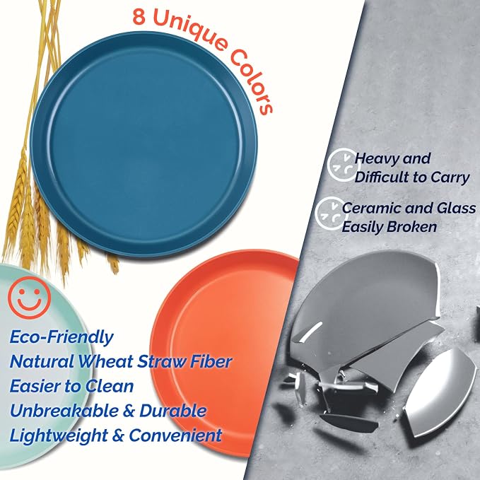 9 Inch Dinner Plates Set of 8 - Image 5