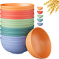 Quatish 10 PCS Unbreakable Cereal Bowls, Dishwasher & Microwave Safe Wheat by Quatish