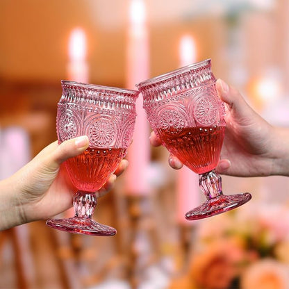Darlion Goblets, Goblet Glasses, Vintage Wine Glasses 12oz | Food-Grade Glass - Image 6