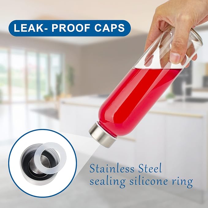 Luxfuel Clear Glass Bottles - Image 2
