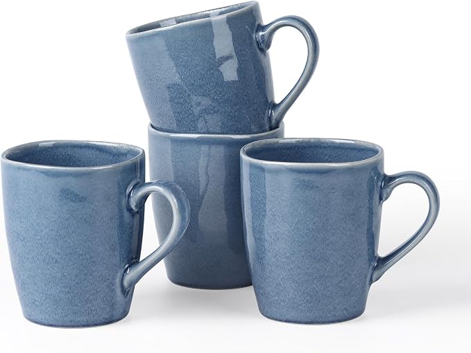famiware Aurora Coffee Mugs, 14oz Mug Set of 4, Stoneware Mug, Cups by Famiware