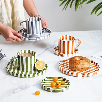 Ceramic Afternoon Serving Tray Dessert Cupcake Stand Serving Plat Tea Party - Image 5